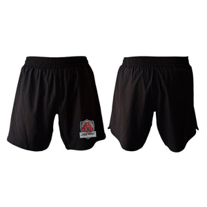Juggernaut BJJ All Black Custom Shorts 2.0 #8096 A