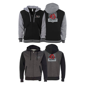 Juggernaut BJJ Academy Varsity Zip-Up Hoodies #8096 B