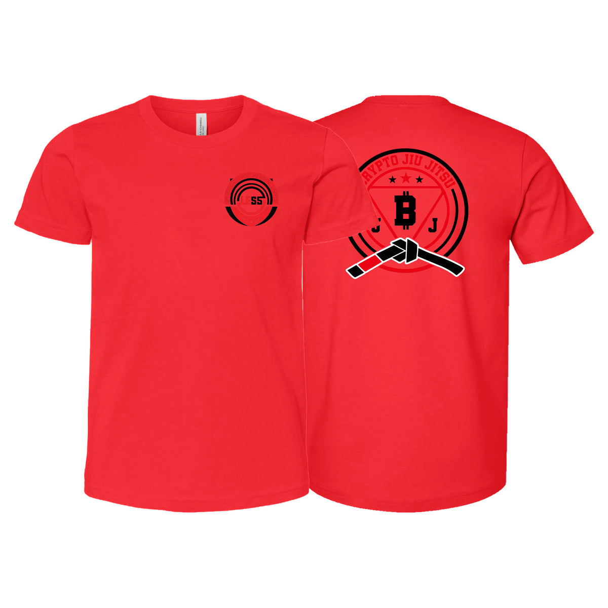 Crypto Jiu Jitsu Academy Kids Shirts #8097 A