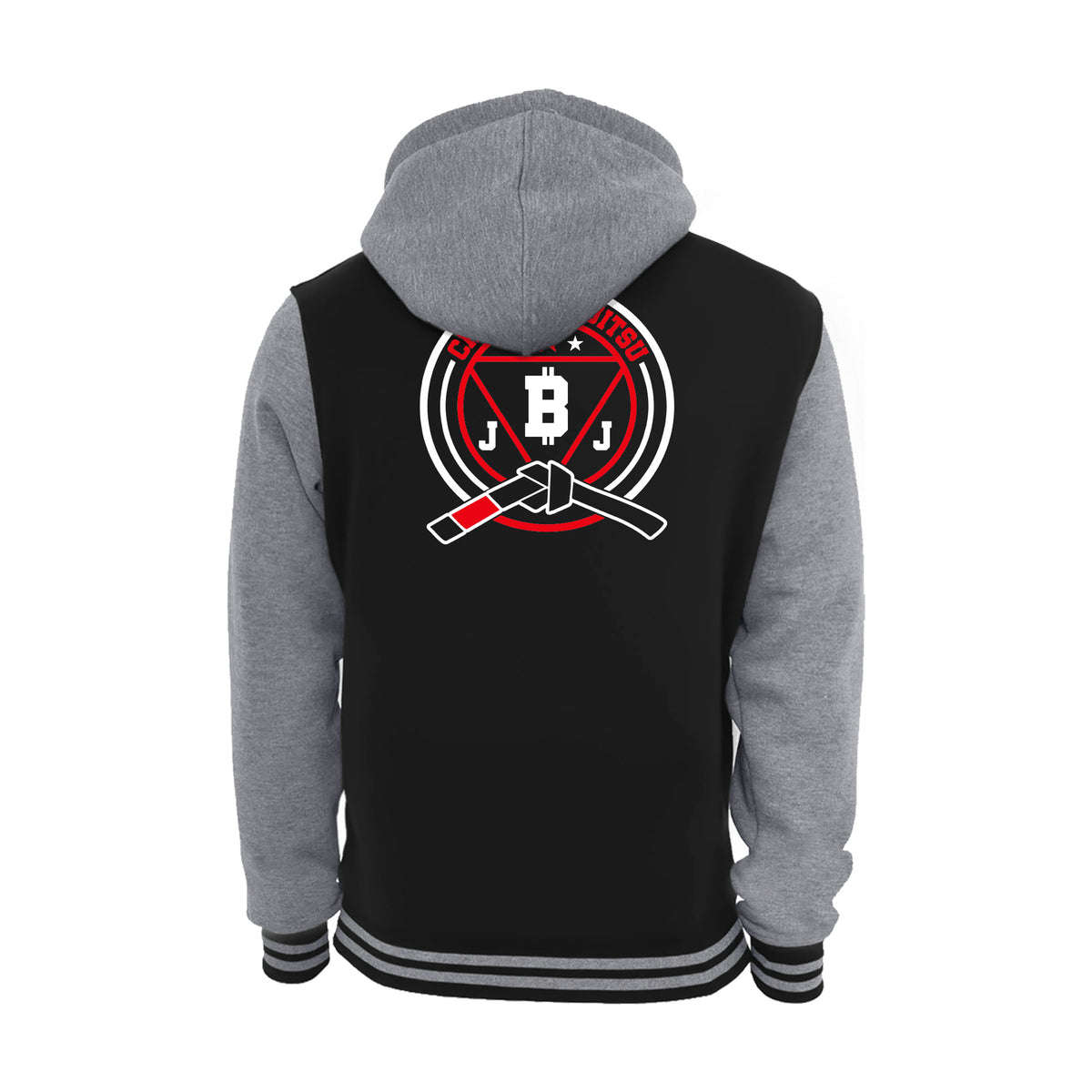 Crypto Jiu Jitsu Academy Varsity Zip-Up Hoodies #8097 A