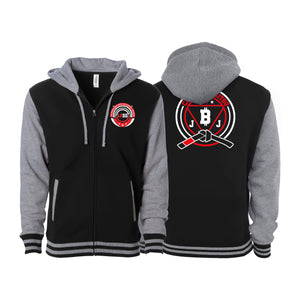 Crypto Jiu Jitsu Academy Varsity Zip-Up Hoodies #8097 A