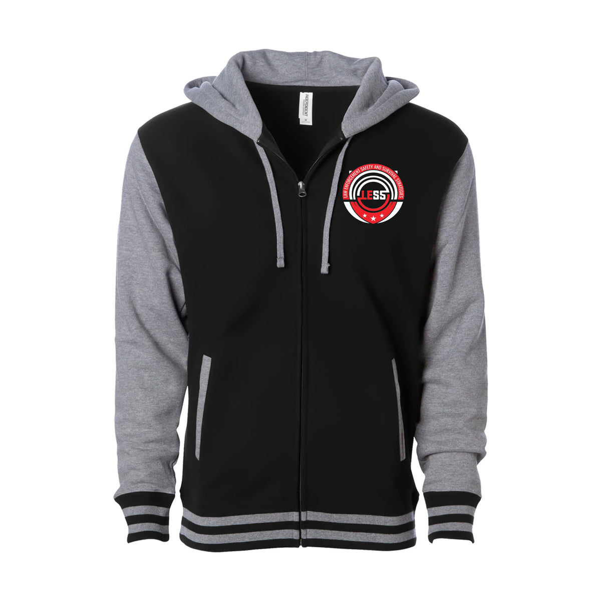 Crypto Jiu Jitsu Academy Varsity Zip-Up Hoodies #8097 A