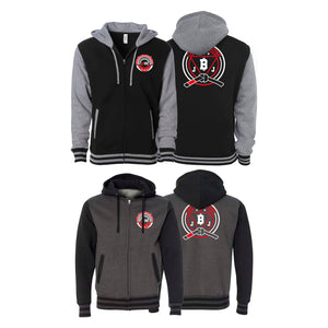 Crypto Jiu Jitsu Academy Varsity Zip-Up Hoodies #8097 A