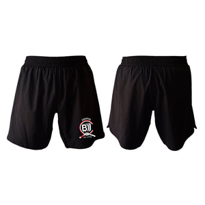 Crypto Jiu Jitsu All Black Custom Shorts 2.0 #8097 A