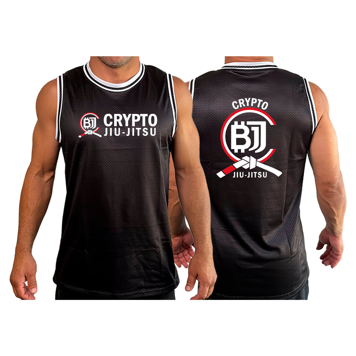 Crypto Jiu Jitsu Academy Basketball Jerseys #8097 B