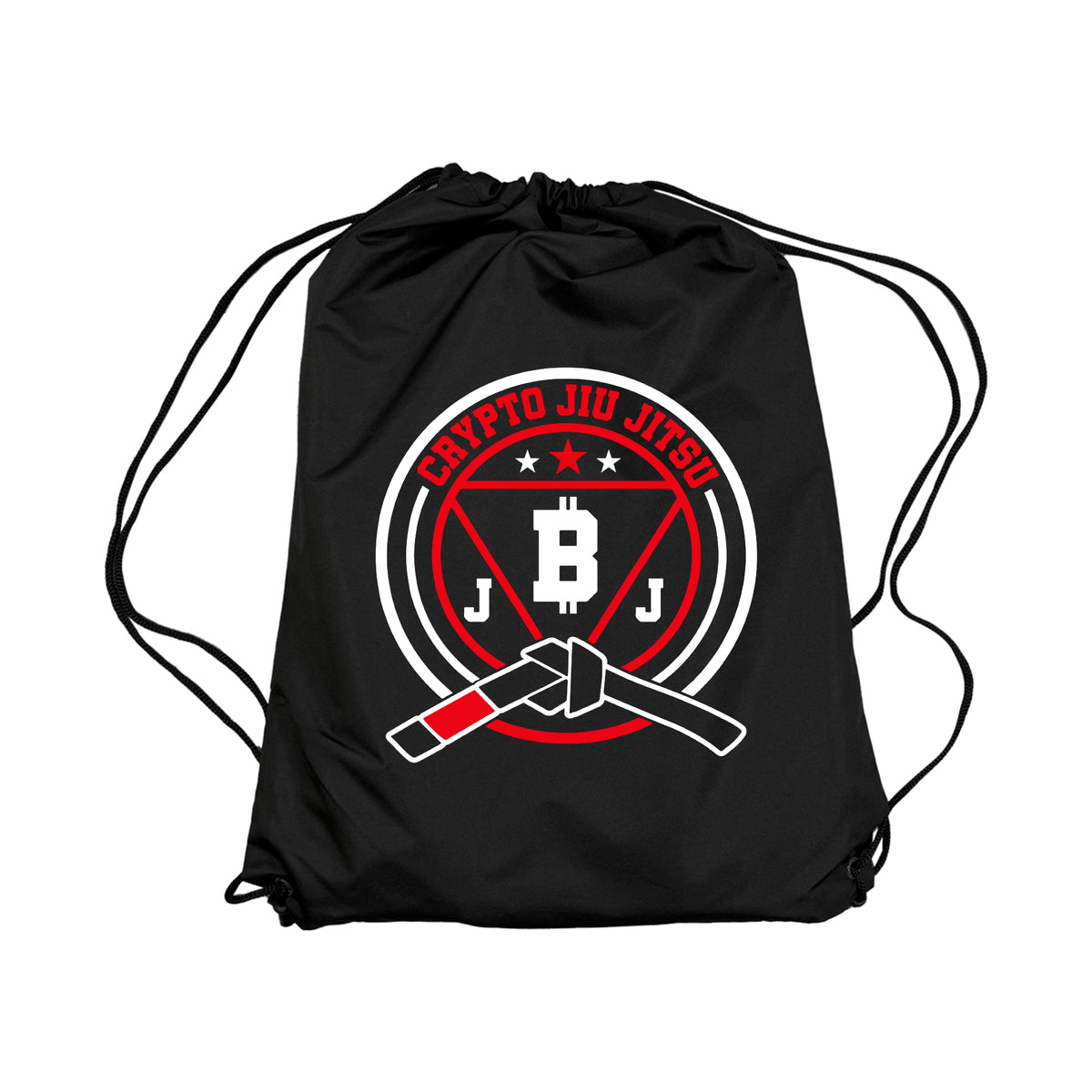 Crypto Jiu Jitsu Academy Drawstring Bags #8097 A