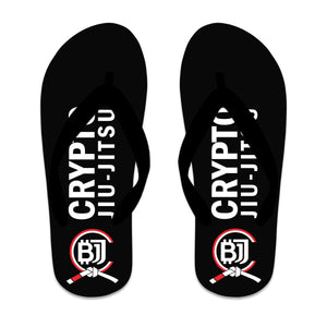 Crypto Jiu Jitsu Academy Flip Flops #8097 B