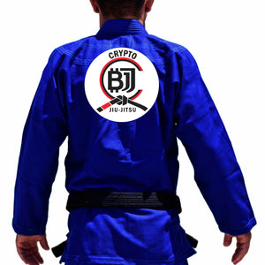 Crypto Jiu Jitsu Academy Kids Gi - Blue #476 A