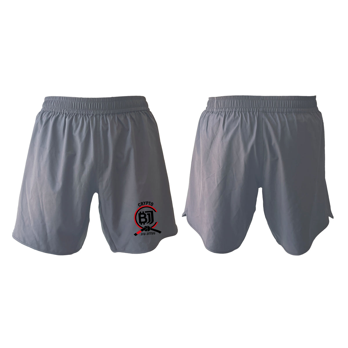 Crypto Jiu Jitsu Custom Grey Shorts 2.0 #8097 A
