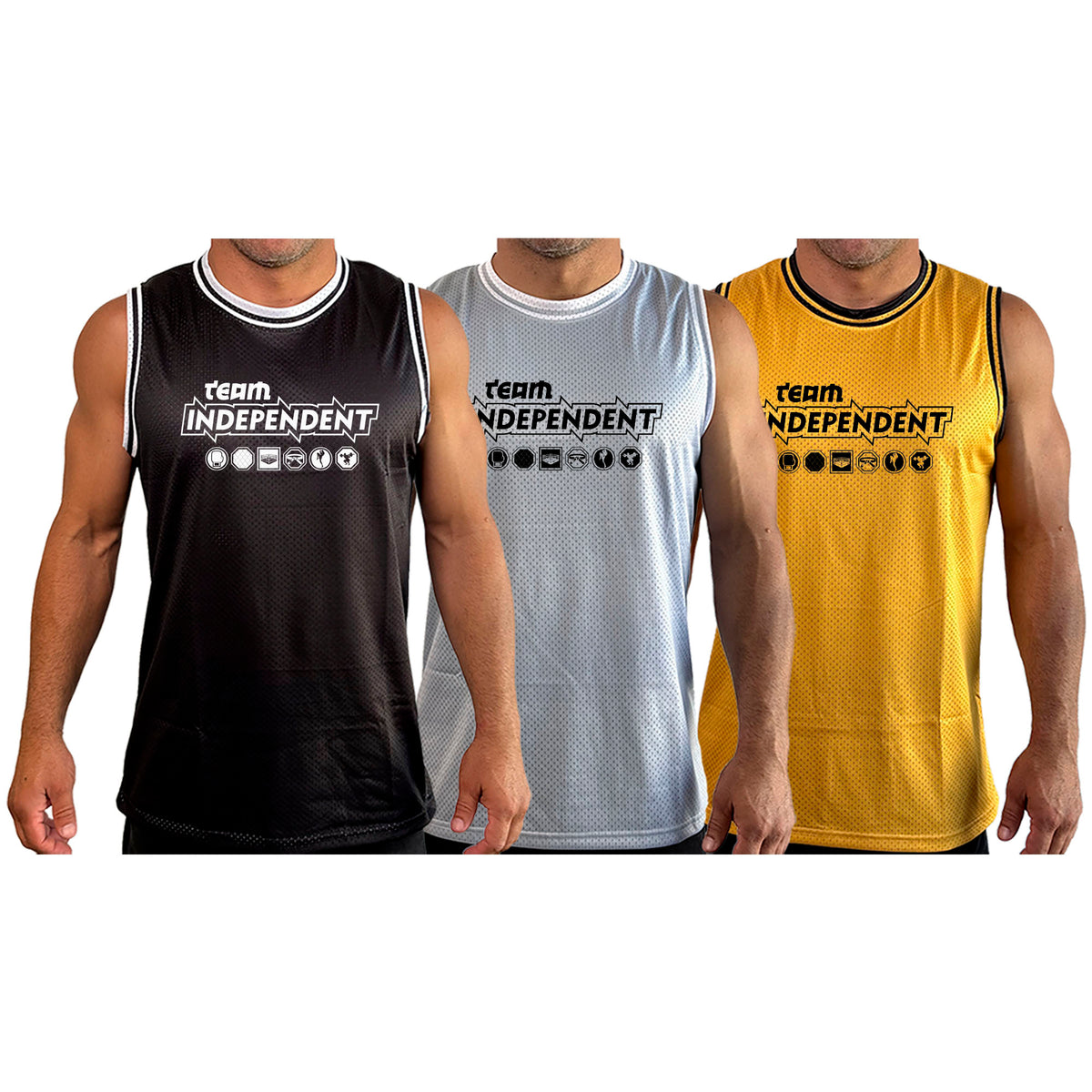 Independent MMA & Fitness Academy Basketball Jerseys #8098 B