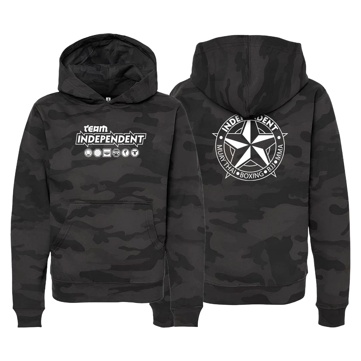 Independent MMA & Fitness Academy Sweater Kids Hoodie #8098 B