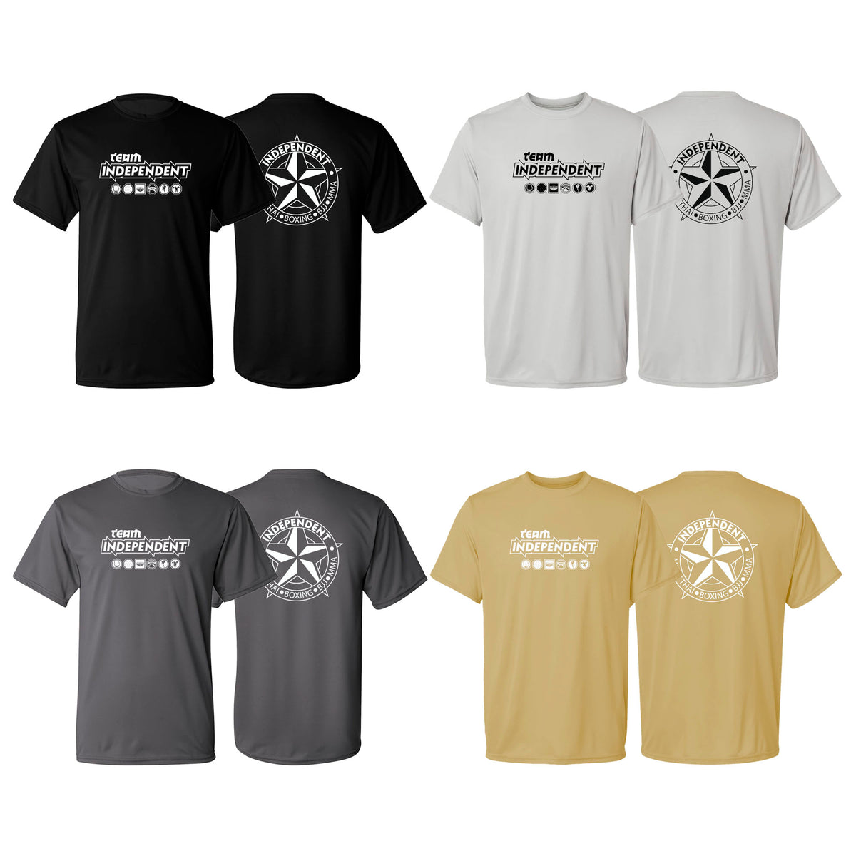 Independent MMA & Fitness Academy Dry Fit Shirts #8098 B