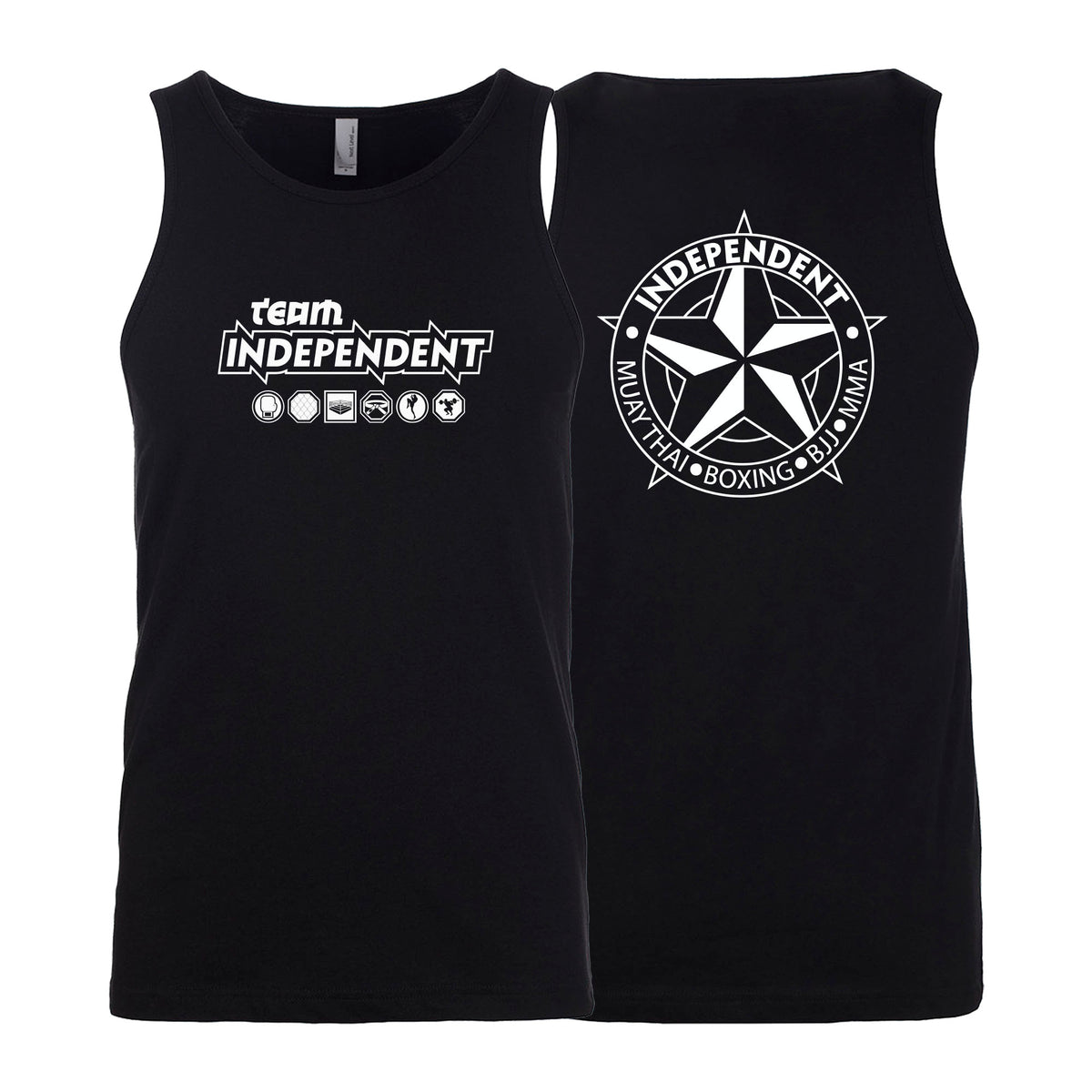 Independent MMA & Fitness Next Level Tank Tops #8098 B