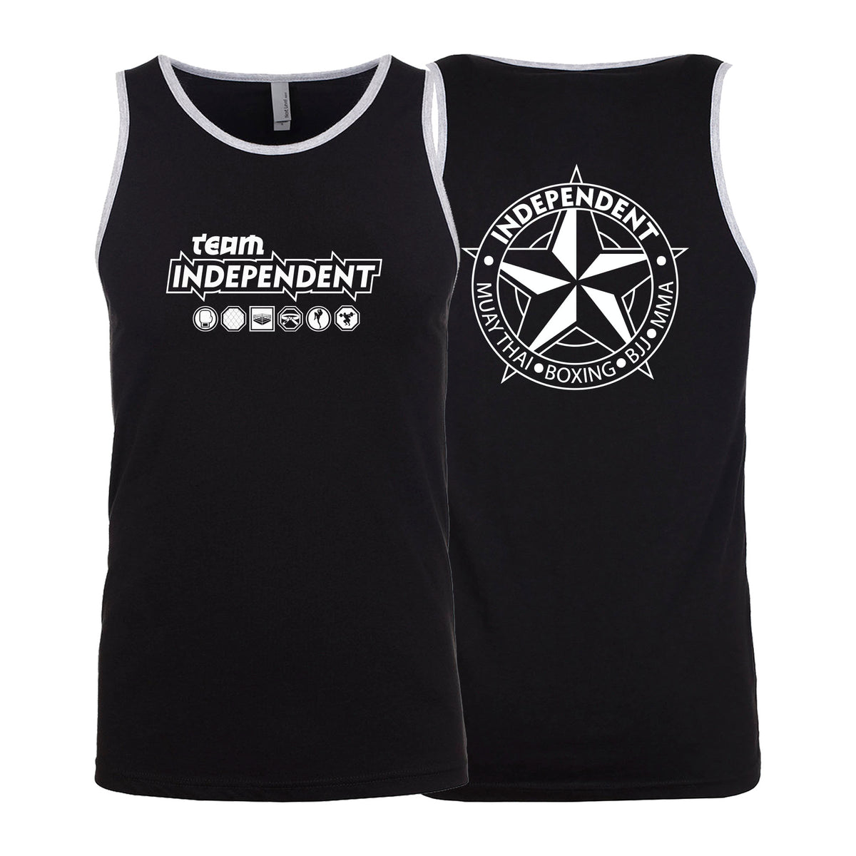Independent MMA & Fitness Next Level Tank Tops #8098 B