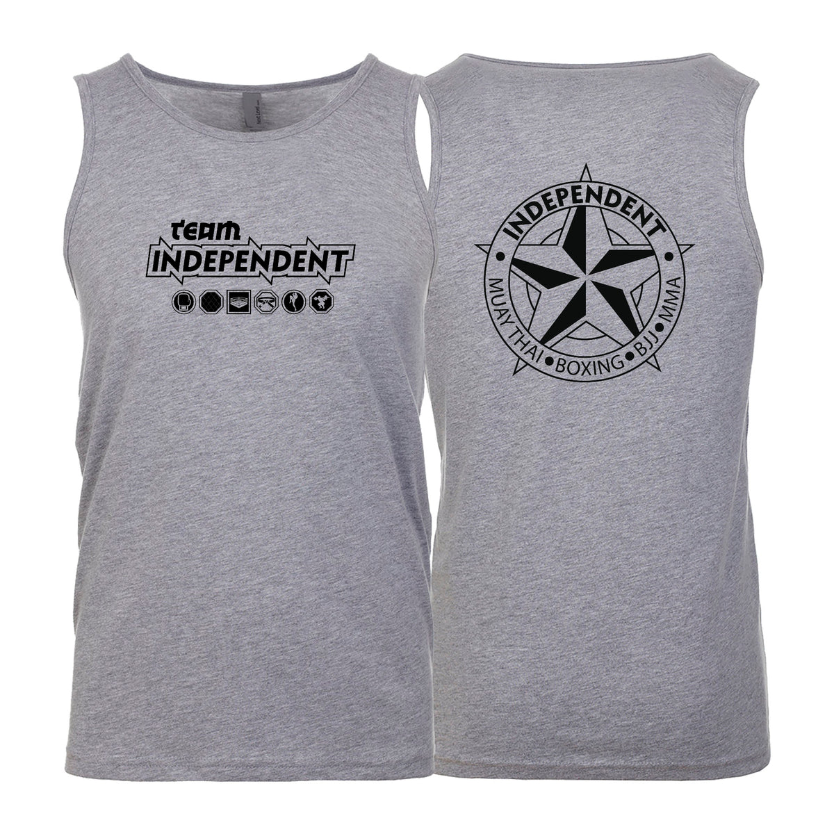 Independent MMA & Fitness Next Level Tank Tops #8098 B
