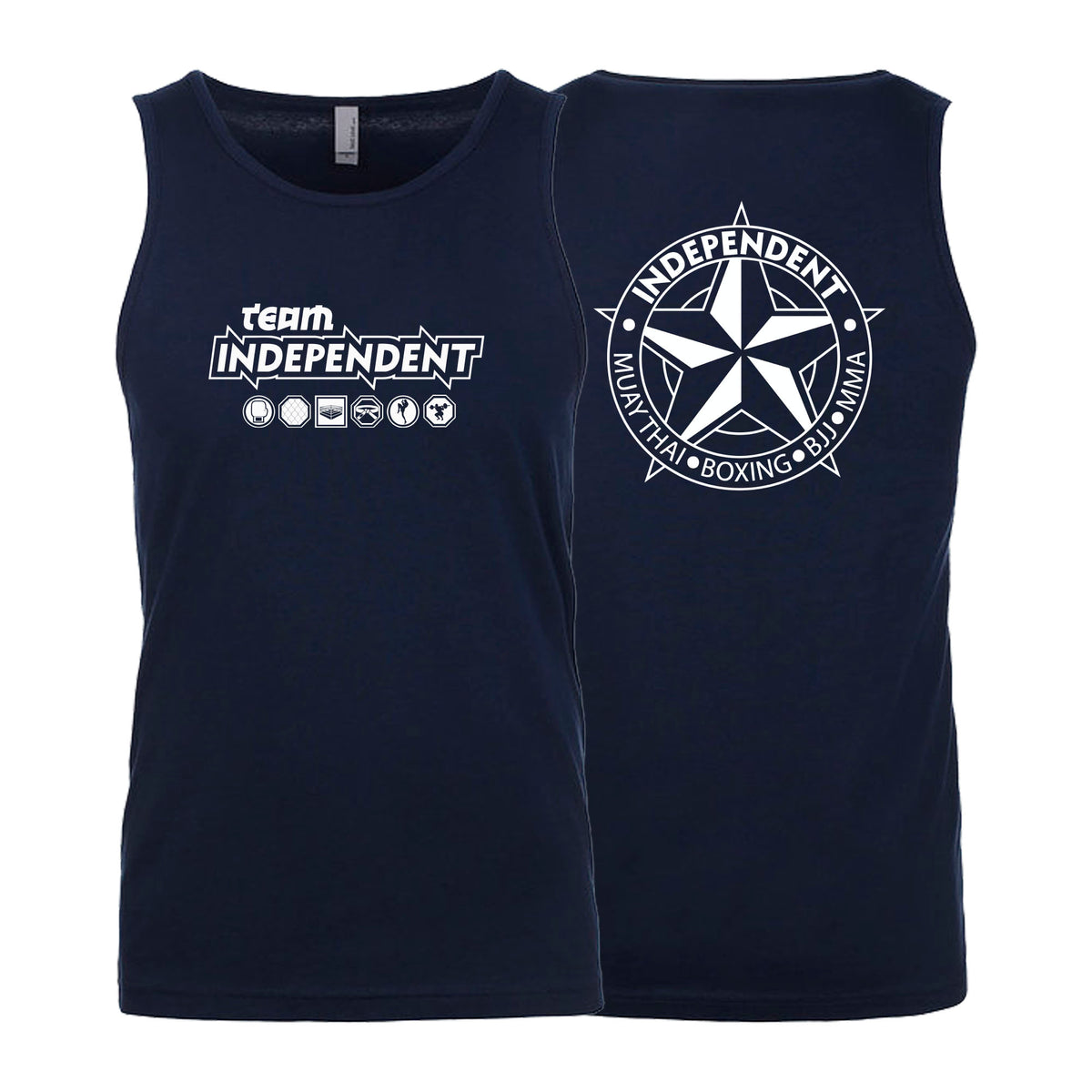 Independent MMA & Fitness Next Level Tank Tops #8098 B