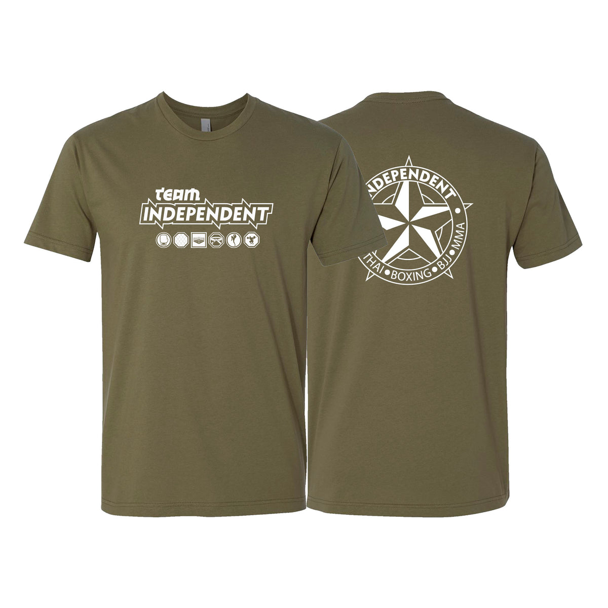 Independent MMA & Fitness Next Level Adult Shirts #8098 B