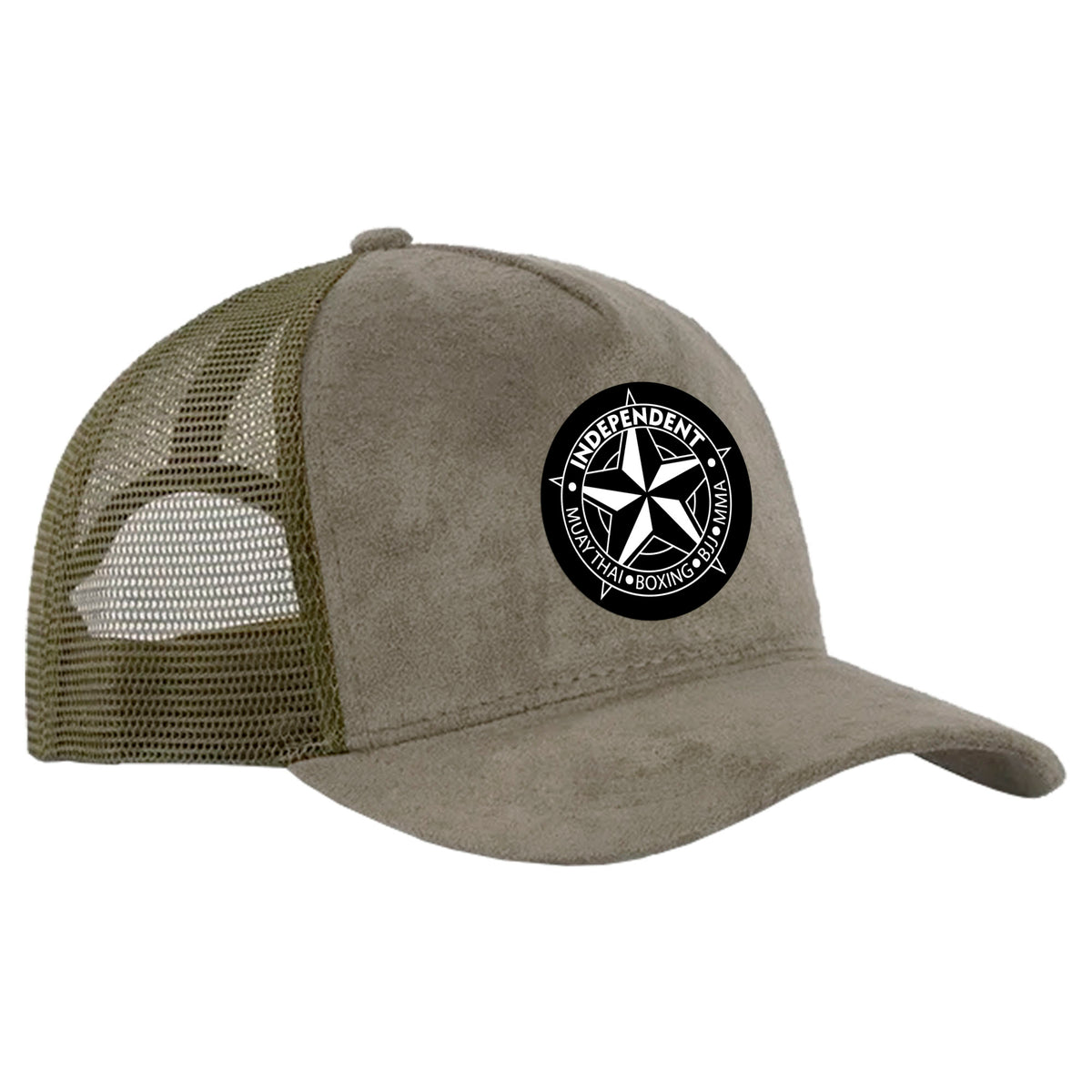 Independent MMA & Fitness Suede Trucker Hat #8098 B