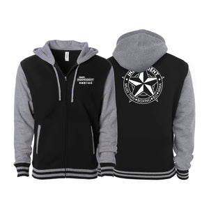 Independent MMA & Fitness Academy Varsity Zip-Up Hoodies #8098 C
