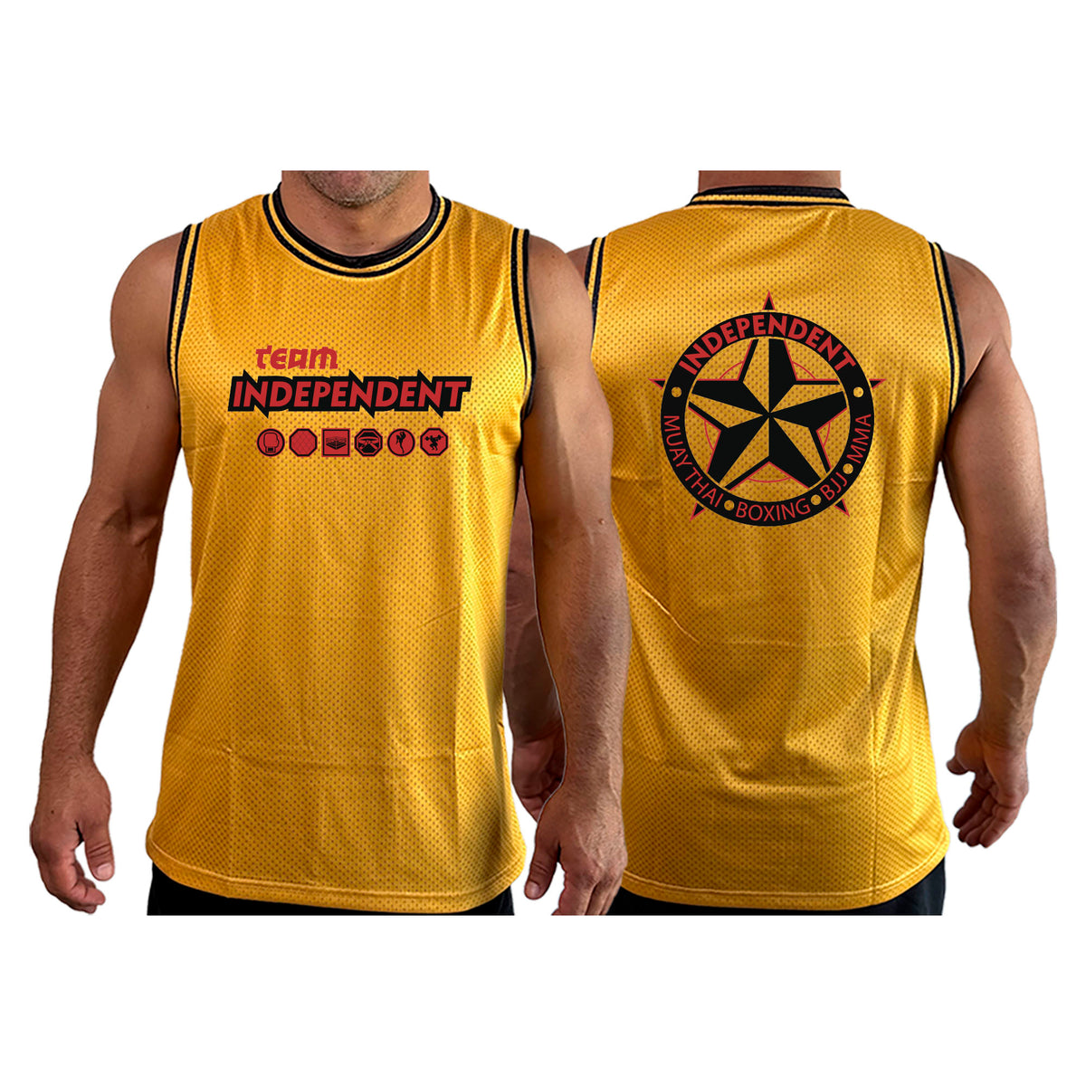 Independent MMA & Fitness Academy Basketball Jerseys #8098 D