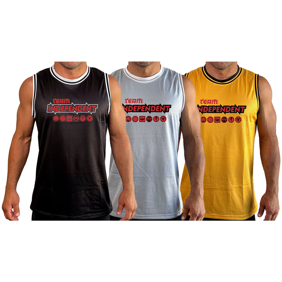 Independent MMA & Fitness Academy Basketball Jerseys #8098 D