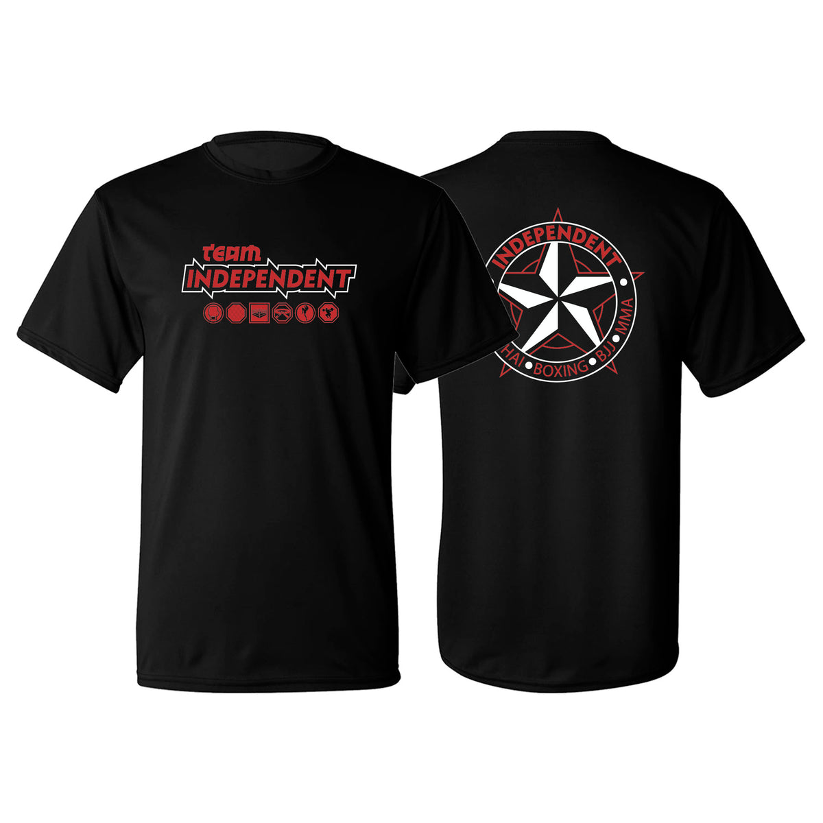 Independent MMA & Fitness Academy Dry Fit Shirts #8098 D