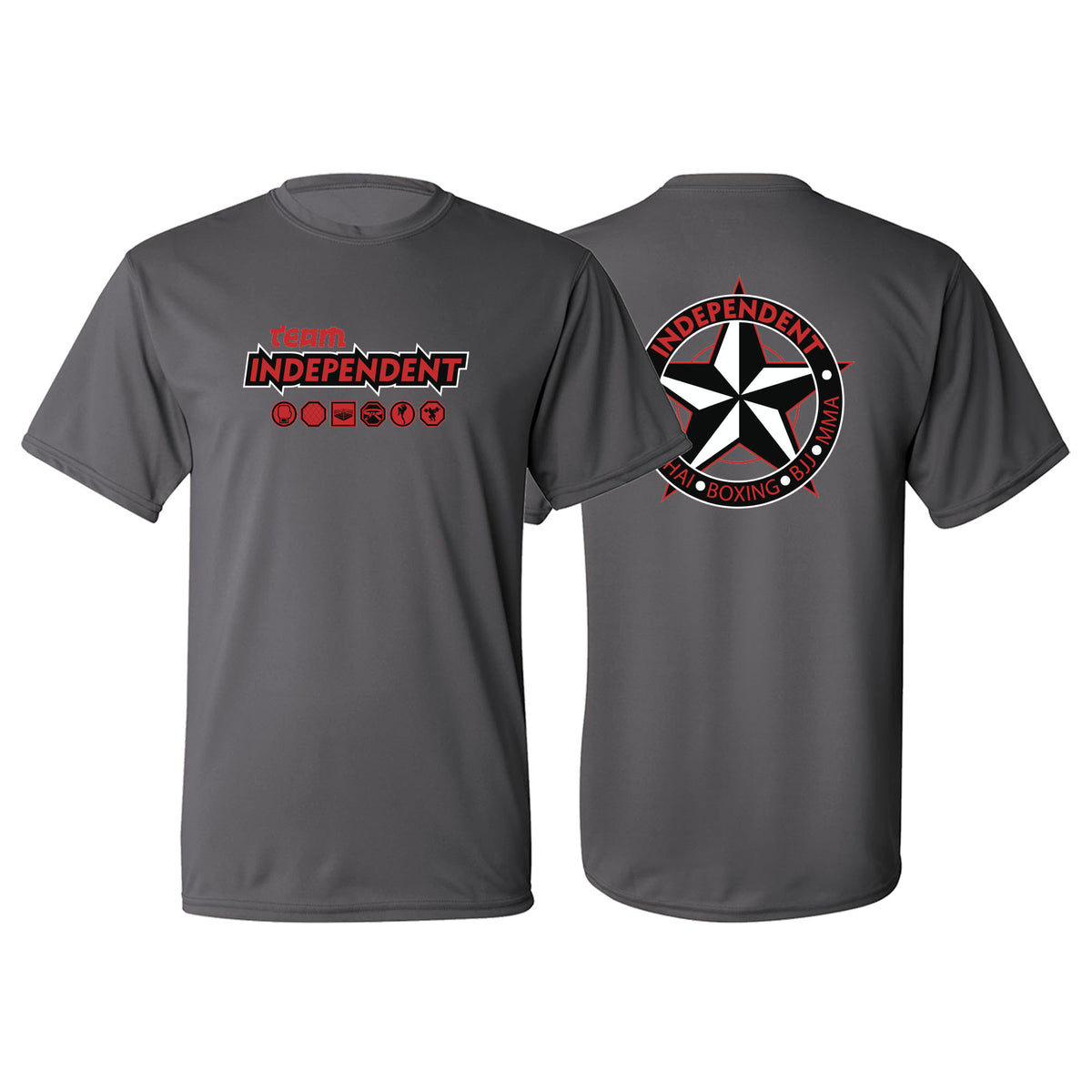Independent MMA & Fitness Academy Dry Fit Shirts #8098 D