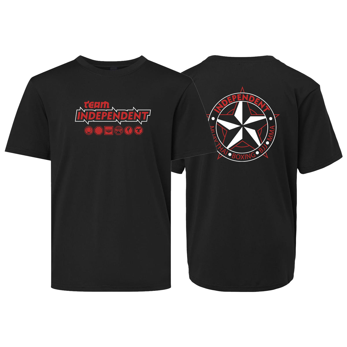 Independent MMA & Fitness Academy Dry Fit Kids Shirts #8098 D