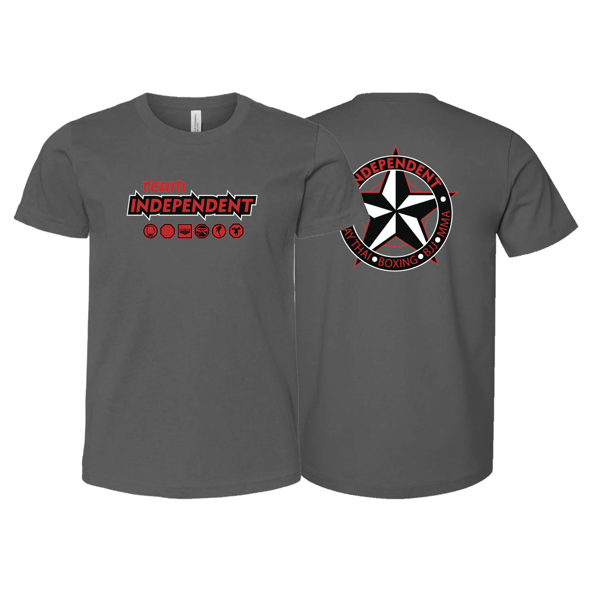 Independent MMA & Fitness Academy Kids Shirts #8098 D