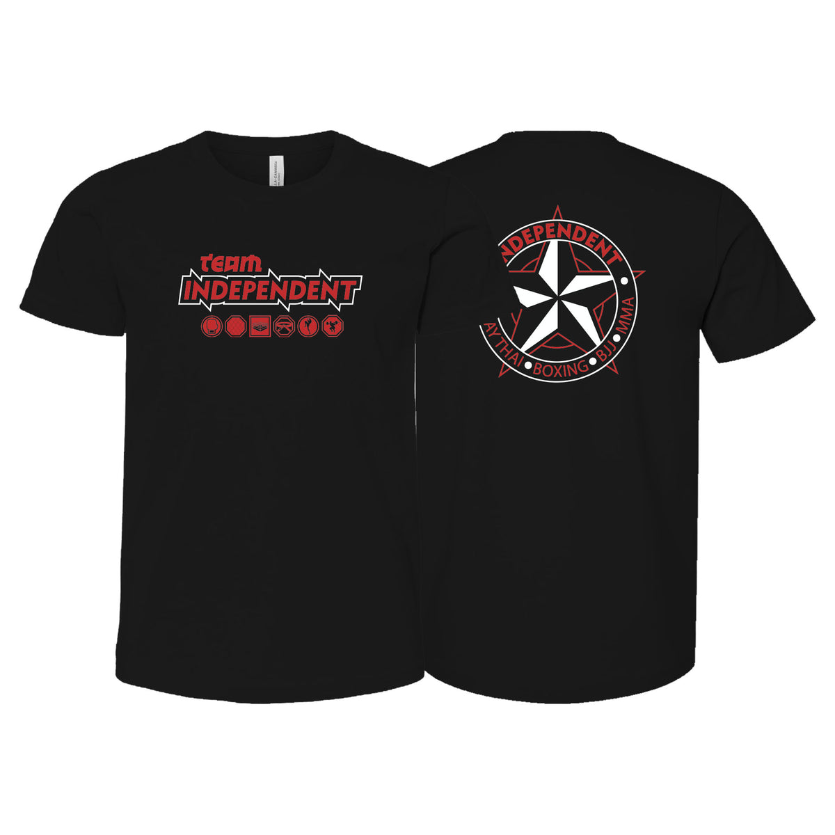 Independent MMA & Fitness Academy Kids Shirts #8098 D