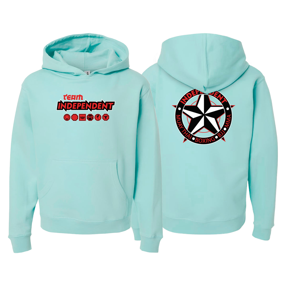 Independent MMA & Fitness Academy Sweater Kids Hoodie #8098 D
