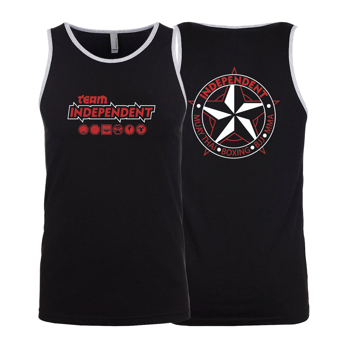 Independent MMA & Fitness Next Level Tank Tops #8098 D