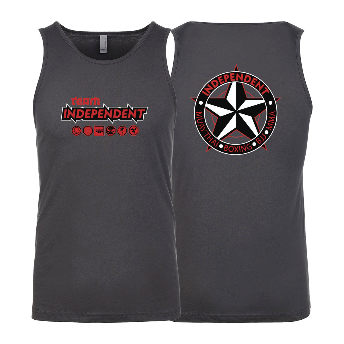 Independent MMA & Fitness Next Level Tank Tops #8098 D