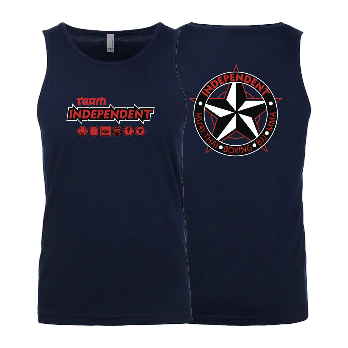 Independent MMA & Fitness Next Level Tank Tops #8098 D