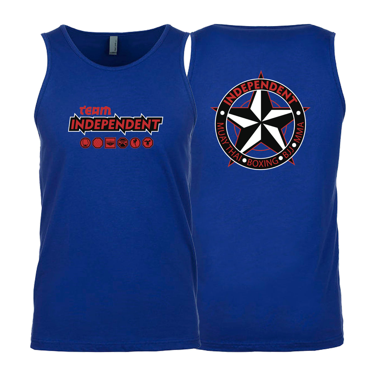 Independent MMA & Fitness Next Level Tank Tops #8098 D