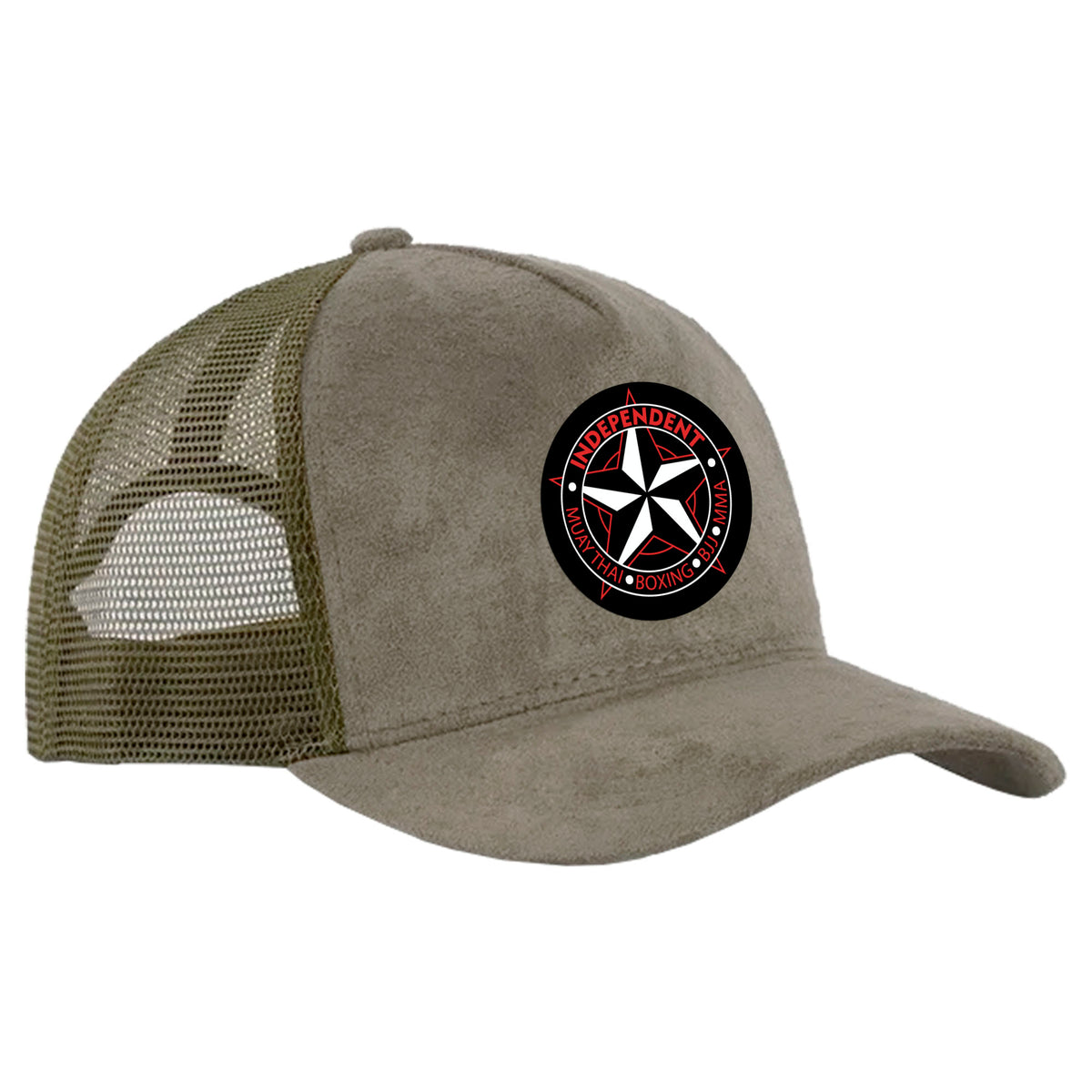 Independent MMA & Fitness Suede Trucker Hat #8098 D
