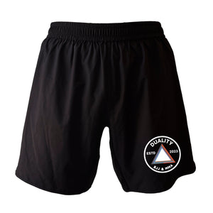 Duality Bjj All Black Custom Shorts 2.0 #8099 A
