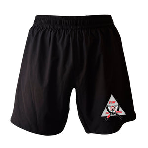 Flint Jiu Jitsu All Black Custom Shorts 2.0 #8100 A
