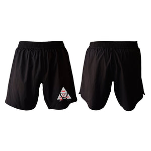 Flint Jiu Jitsu All Black Custom Shorts 2.0 #8100 A