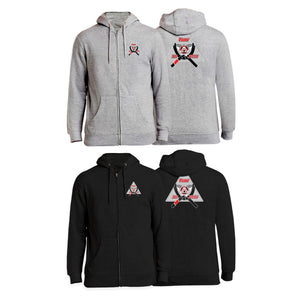 Flint Jiu Jitsu Academy Zip-Up Hoodies #8100 A