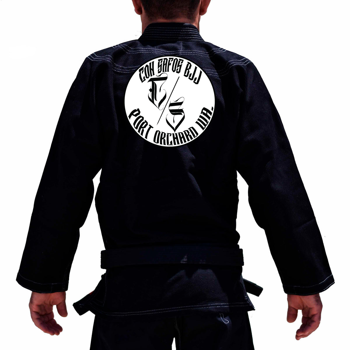 Con Safos BJJ Academy Kids Gi - Black #1221 A