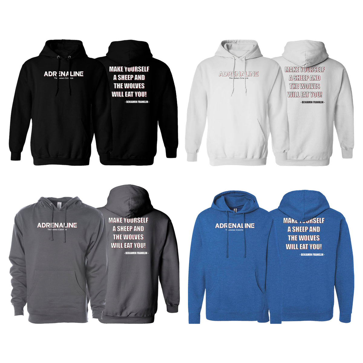 Adrenaline Training Center Academy Sweater Hoodie #8104 G