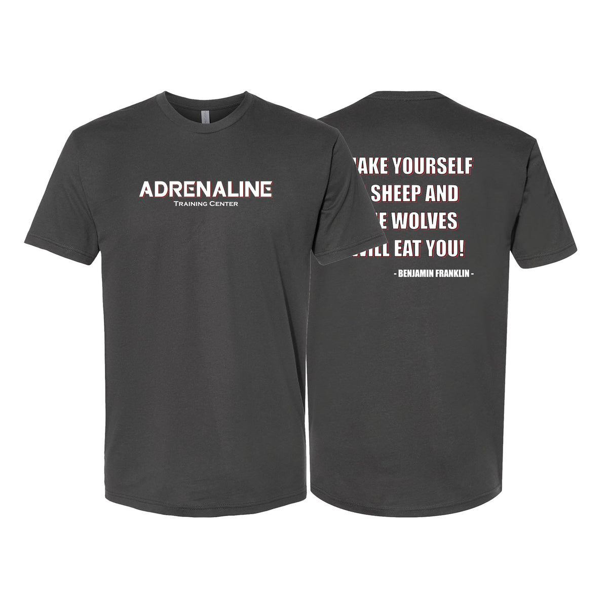 Adrenaline Training Center Next Level Adult Shirts #8104 G