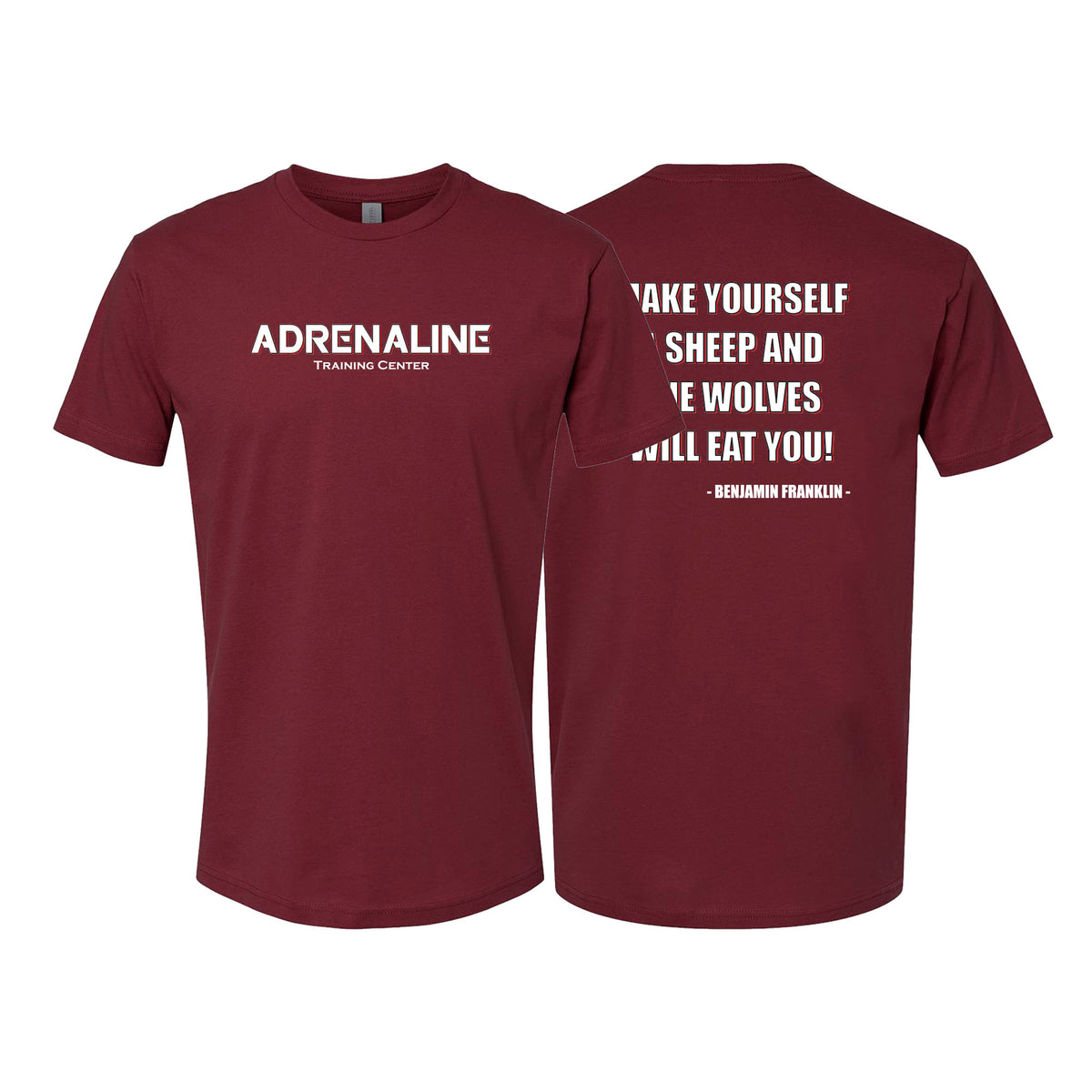Adrenaline Training Center Next Level Adult Shirts #8104 G