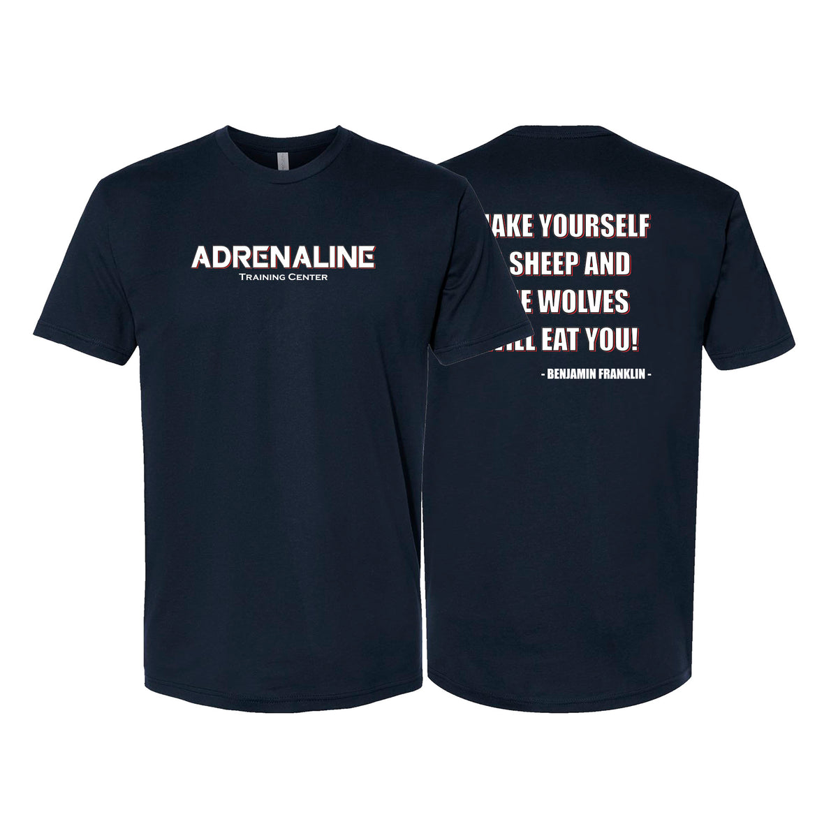 Adrenaline Training Center Next Level Adult Shirts #8104 G