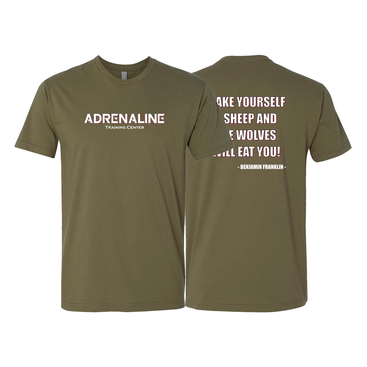 Adrenaline Training Center Next Level Adult Shirts #8104 G
