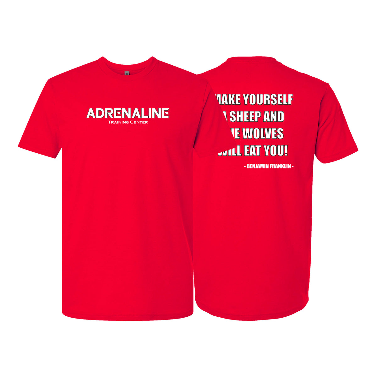 Adrenaline Training Center Next Level Adult Shirts #8104 G