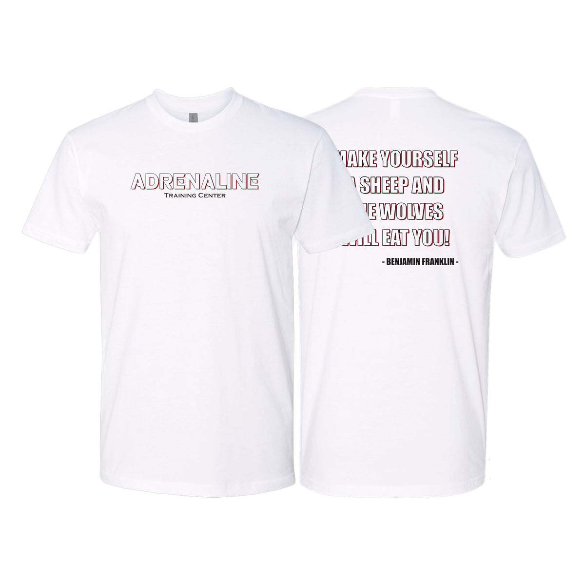 Adrenaline Training Center Next Level Adult Shirts #8104 G