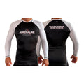 Adrenaline Training Center All Black Ranked Long Sleeve Rash Guards #8104 E