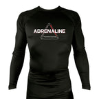Adrenaline Training Center All Black Custom Rash Guards Long Sleeves #8104 E